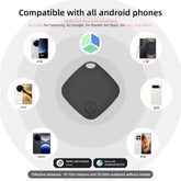 Smart Anti-Lost Bluetooth GPS Tracker Tag Locator for Car Keys and Pets Compatible with Android & Ios