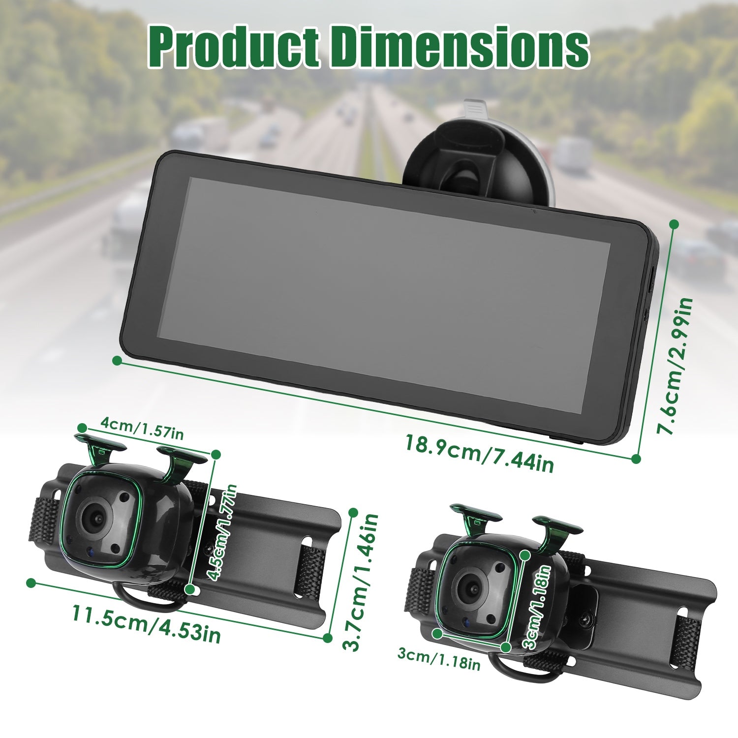 1Pc 1080P Baby Car Camera For 2 Kids Dual Channel Car Baby Monitor Rear Facing Car Seat Camera With 120Degree Wide View 6.86In HD Split Screen Night Vision