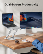Support d’ordinateur portable ajustable ergonomique | Adjustable Ergonomic Laptop Stand