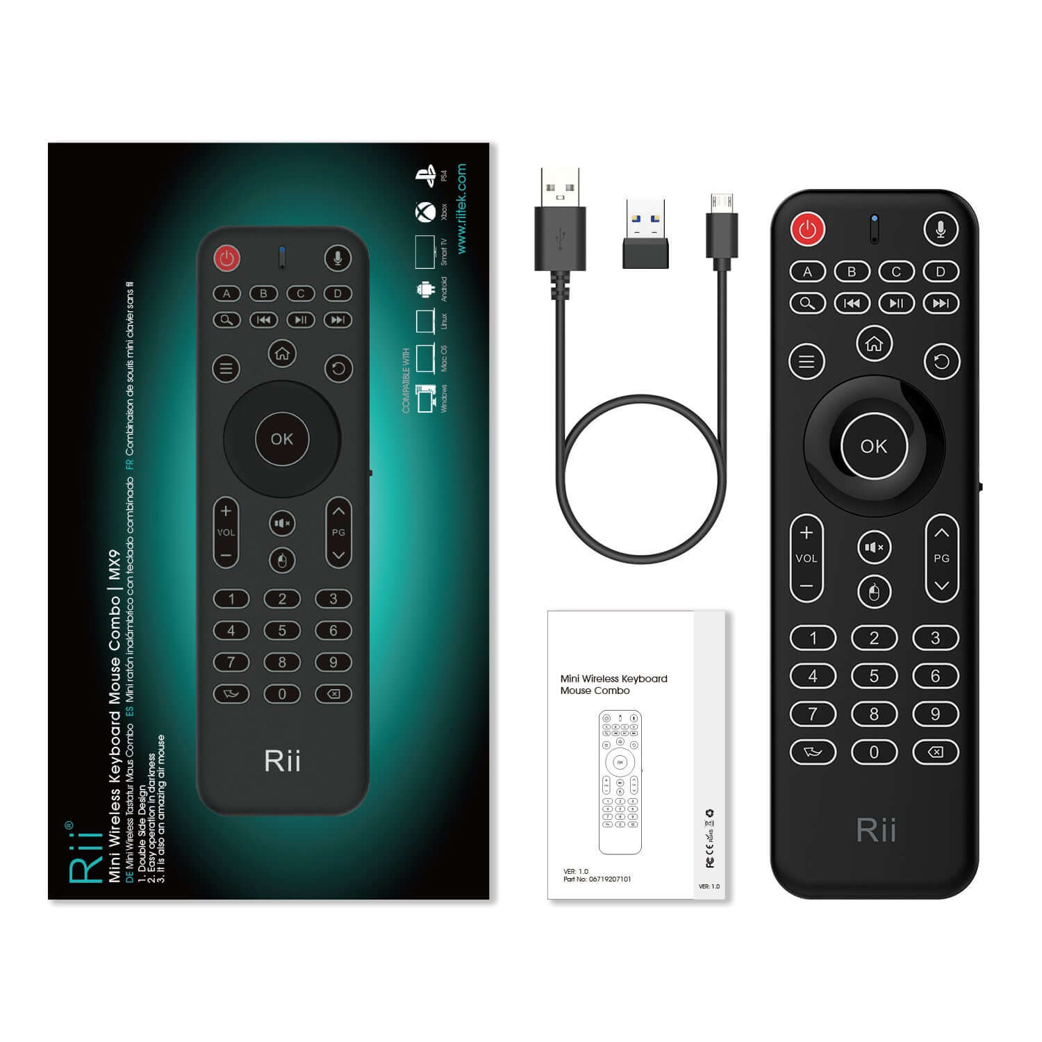 télécommande sans fil clavier souris - Contrôle Smart TV