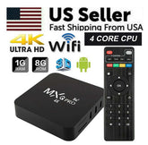 MXQ Pro 4K Ultra HD Quad Core Smart TV Box Media Player