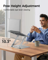 Support d’ordinateur portable ajustable ergonomique | Adjustable Ergonomic Laptop Stand