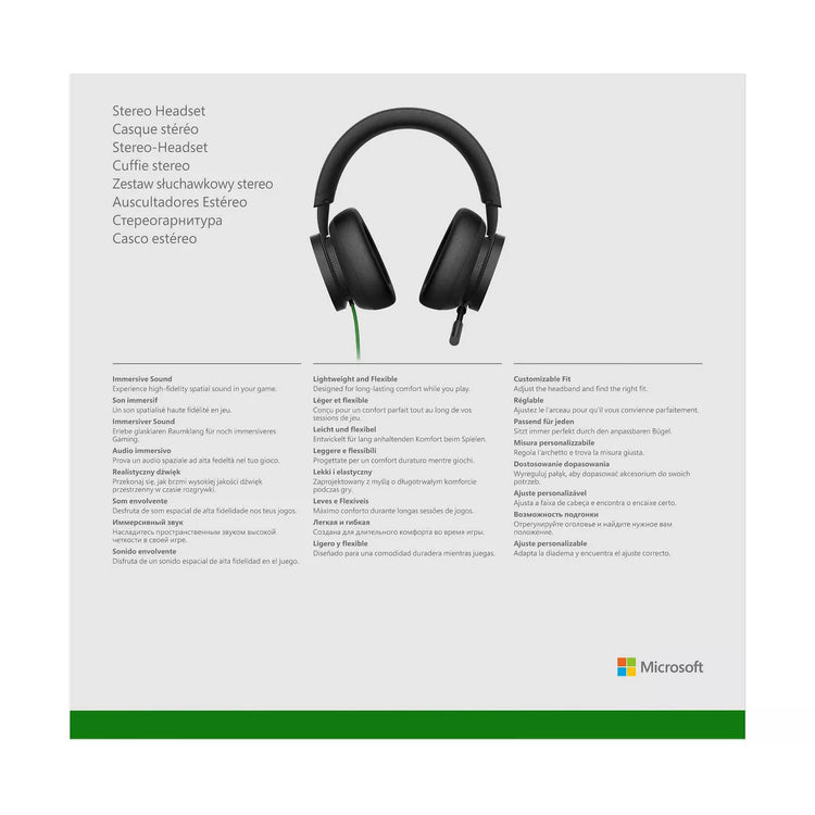 Xbox Wired Gaming Stereo Headset for Xbox Series X|S/Xbox One: Foam Cushions, 3.5Mm Jack